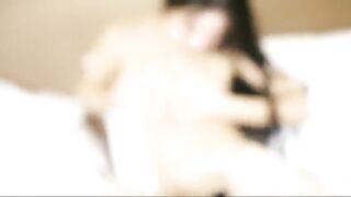 韩国女主播毛笔刷菊花