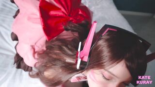 最新P站热门人物亚裔惊艳美少女up主KateKuray守望先锋Cosplay D.VA被大肉棒诱人后入顶马眼口爆吞精1080P超清