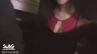 长腿女神『Princess』寒冷夜半找路人去唱KTV 热舞脱衣翘屁股蹭得他硬到不行