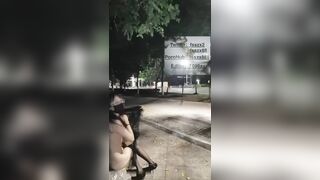 【绝版收藏】最近火爆推特人气露出女神FSS『冯珊珊』高价会员私拍流出 情趣黑丝套装午夜户外露出 高清1080P版