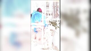 【麻花免费视频】极品Cos爆机少女喵小吉《双子最强冰雪组合》原神花嫁+甘雨优菈