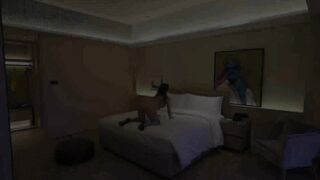 最新流出高价众筹购买欧美范极品厚重肥臀模特希白兔兔透明豹纹连体装淫声浪语诱惑挑逗1080P超清