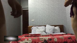 壯實小哥賓館鐘點房偷情私會飢渴小少婦 脫光衣服互舔扣穴嘗試各種體位 高潮顏射吃精 720P高清